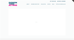 Desktop Screenshot of fashiontakesaction.com